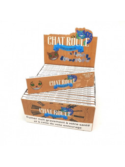 50 Paquets Chat Roule Slim Non Blanchi