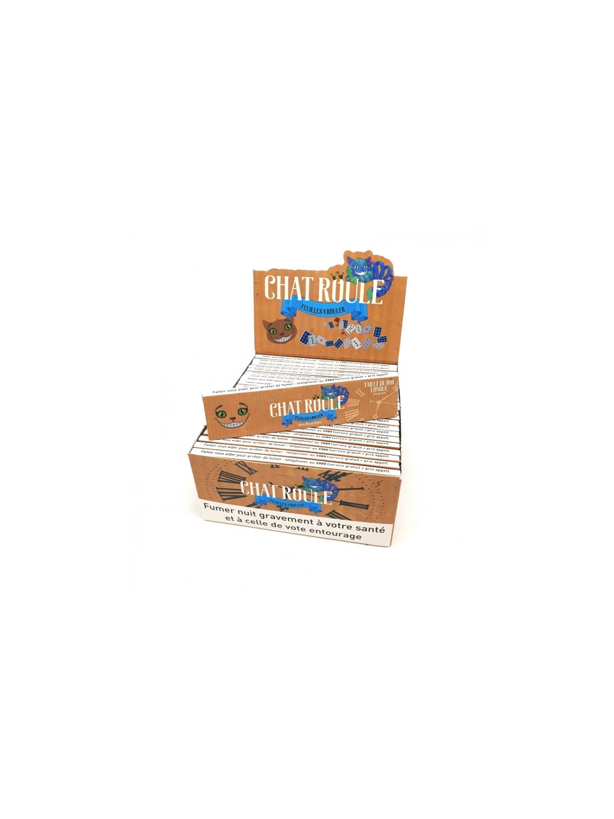 50 Paquets Chat Roule Slim Non Blanchi