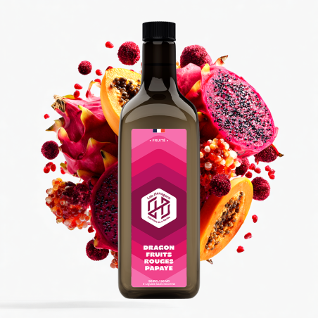 Lab Hexagone - Dragon Fruits Rouges Papaye