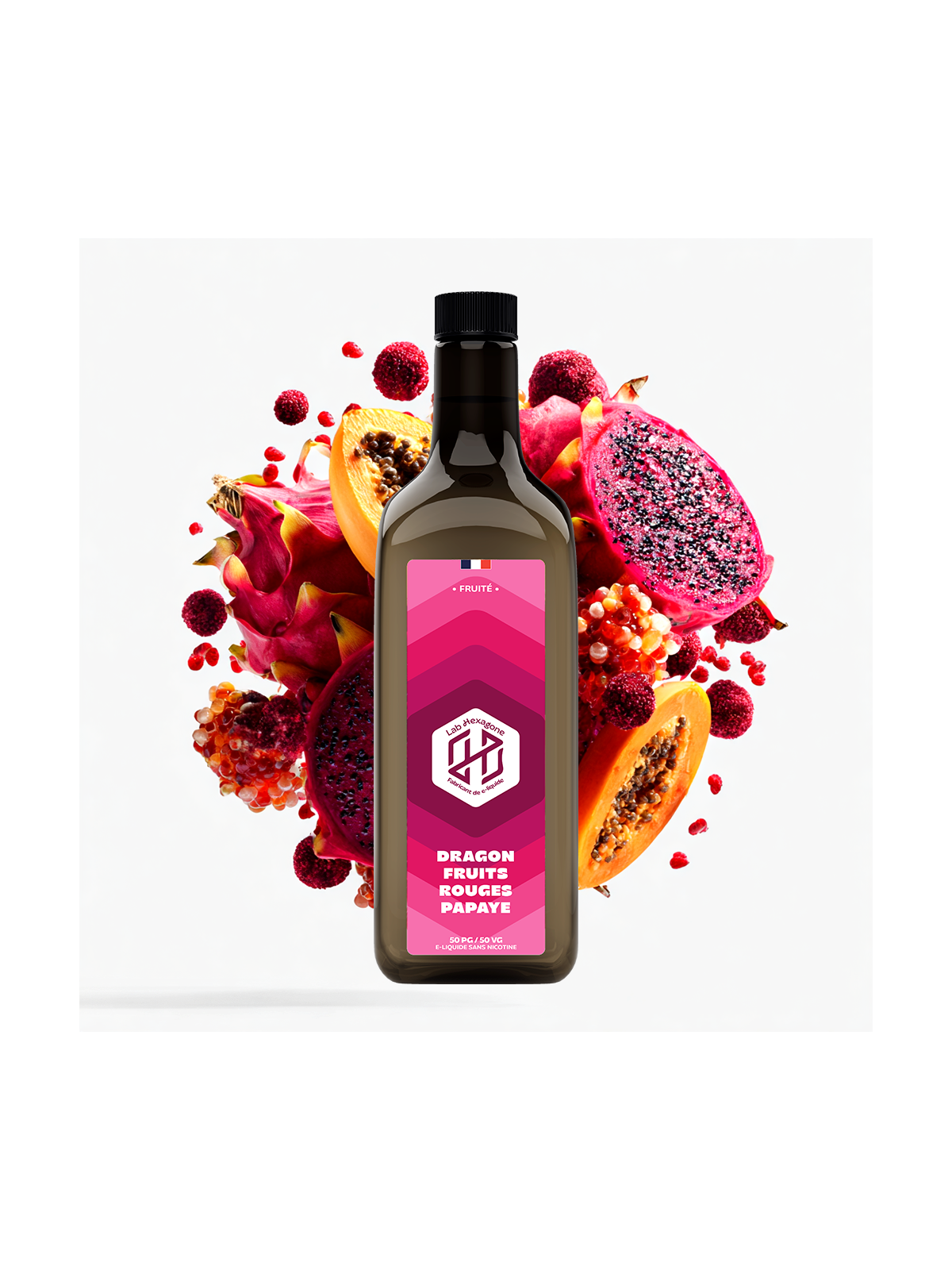 Lab Hexagone - Dragon Fruits Rouges Papaye