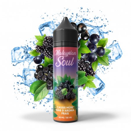 Cassis Mûre Baies d'Aronia Frais 70 ML