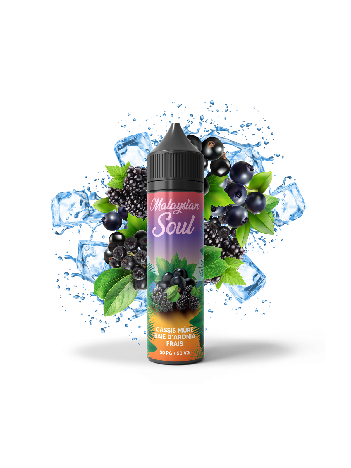 Cassis Mûre Baies d'Aronia Frais 70 ML