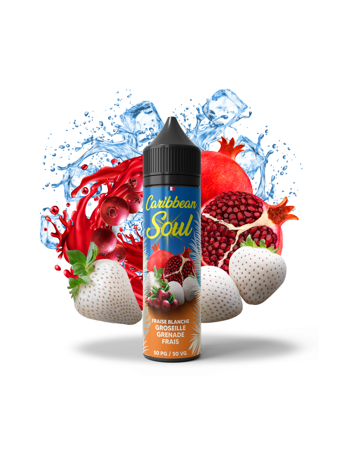 Fraise Blanche Groseille Grenadine Frais 70 ML