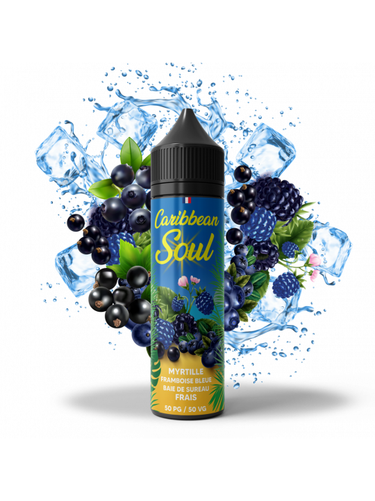 Framboise Bleue Myrtille Baies de Sureau Frais 70 ML
