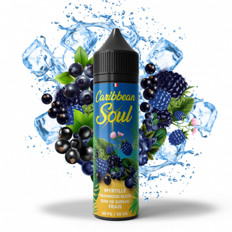 Framboise Bleue Myrtille Baies de Sureau Frais 70 ML