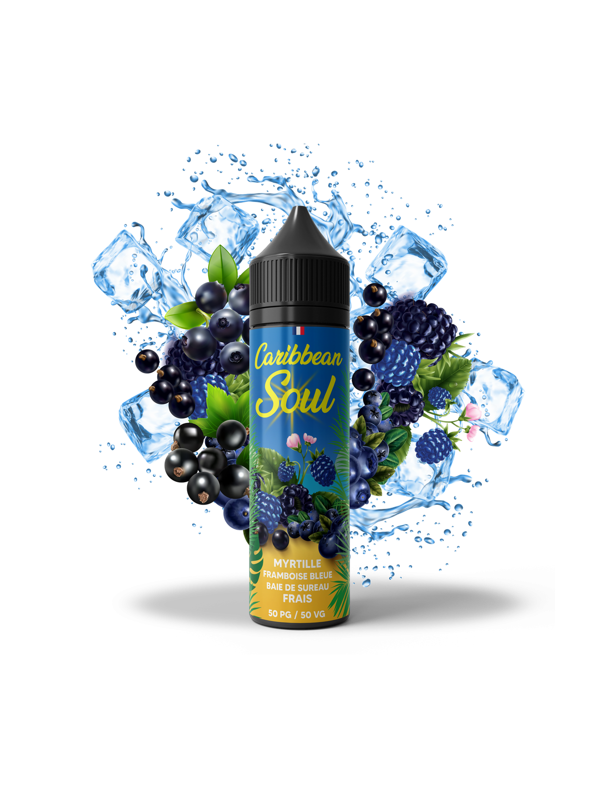 Framboise Bleue Myrtille Baies de Sureau Frais 70 ML