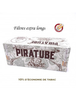1200 Tubes à cigarette Piratube EXTRA (filtres longs)