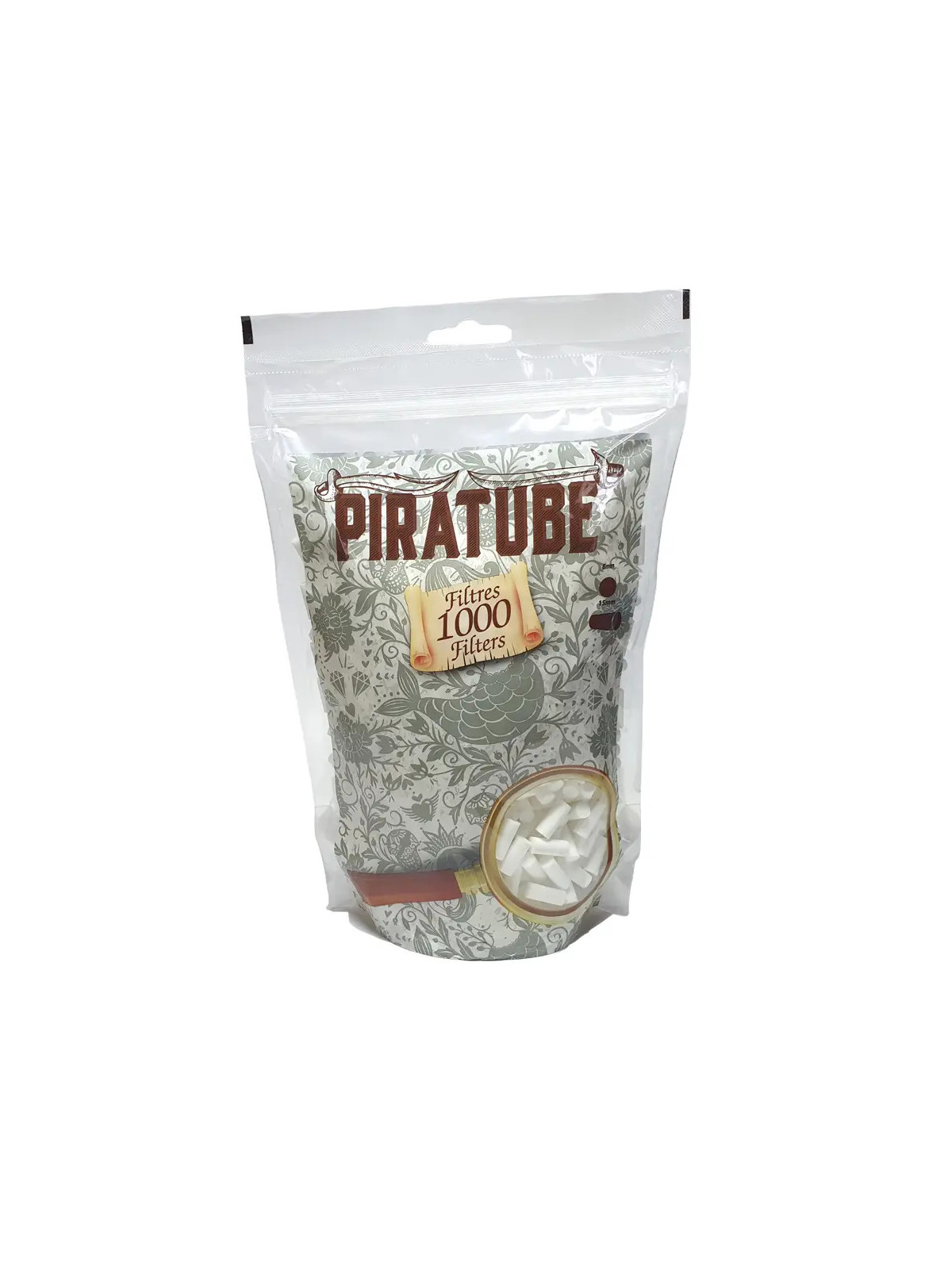 1000 Filtres Piratube Slim 6mm